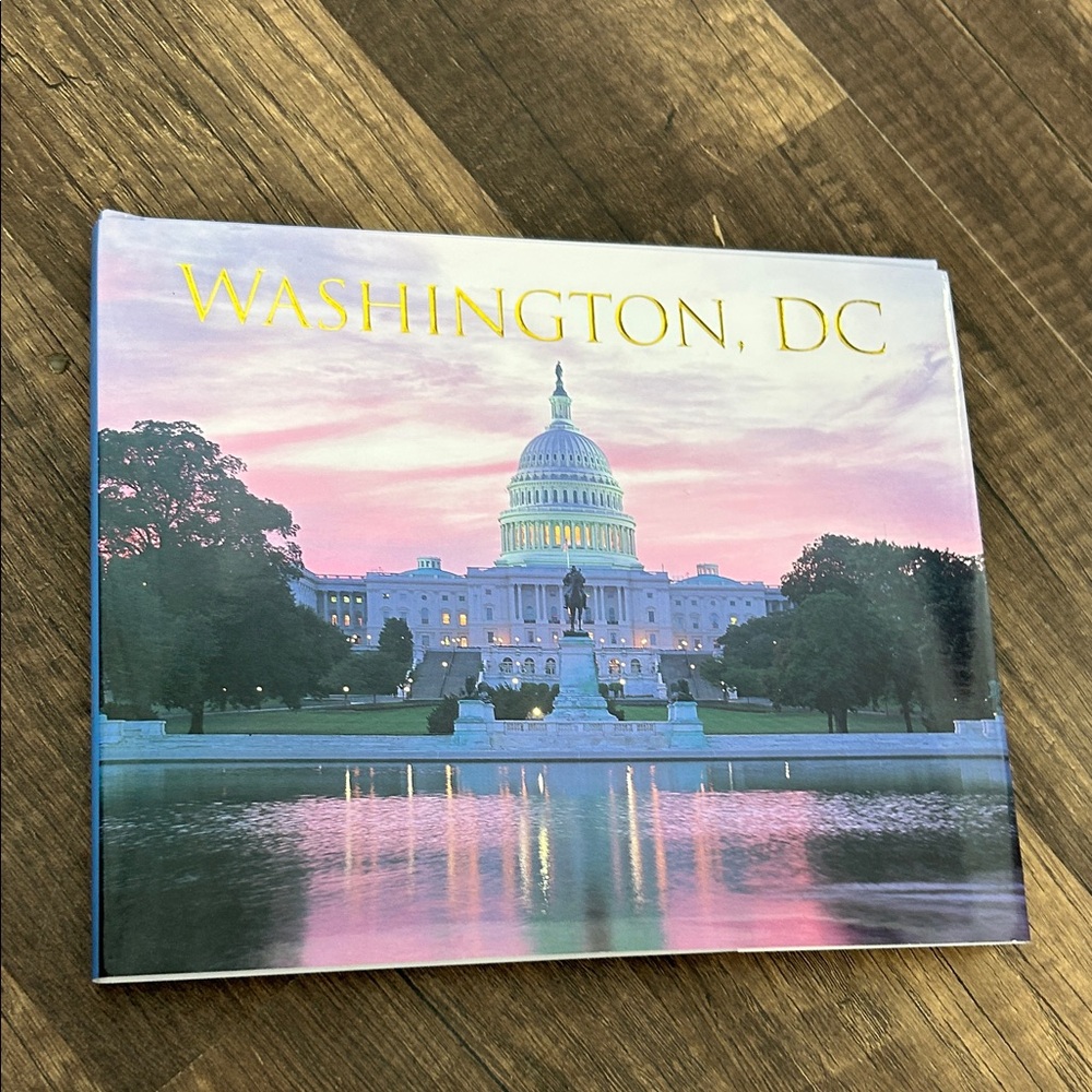 Pact Washington, DC Book with Pink and Gold Highlights